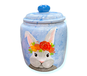 Daly City Watercolor Bunny Jar