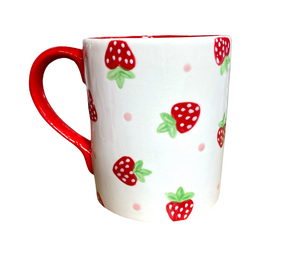 Daly City Strawberry Dot Mug