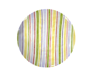 Daly City Striped Fall Plate