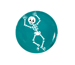 Daly City Jumping Skeleton Plate
