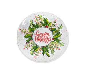 Daly City Holiday Wreath Plate