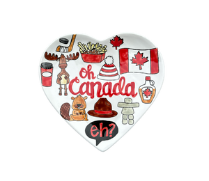Daly City Canada Heart Plate
