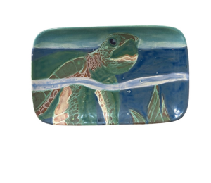 Daly City Swimming Turtle Plate