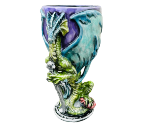 Daly City Antique Dragon Goblet