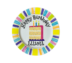 Daly City Birthday Cake Plate
