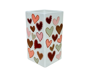 Daly City Quilted Heart Vase